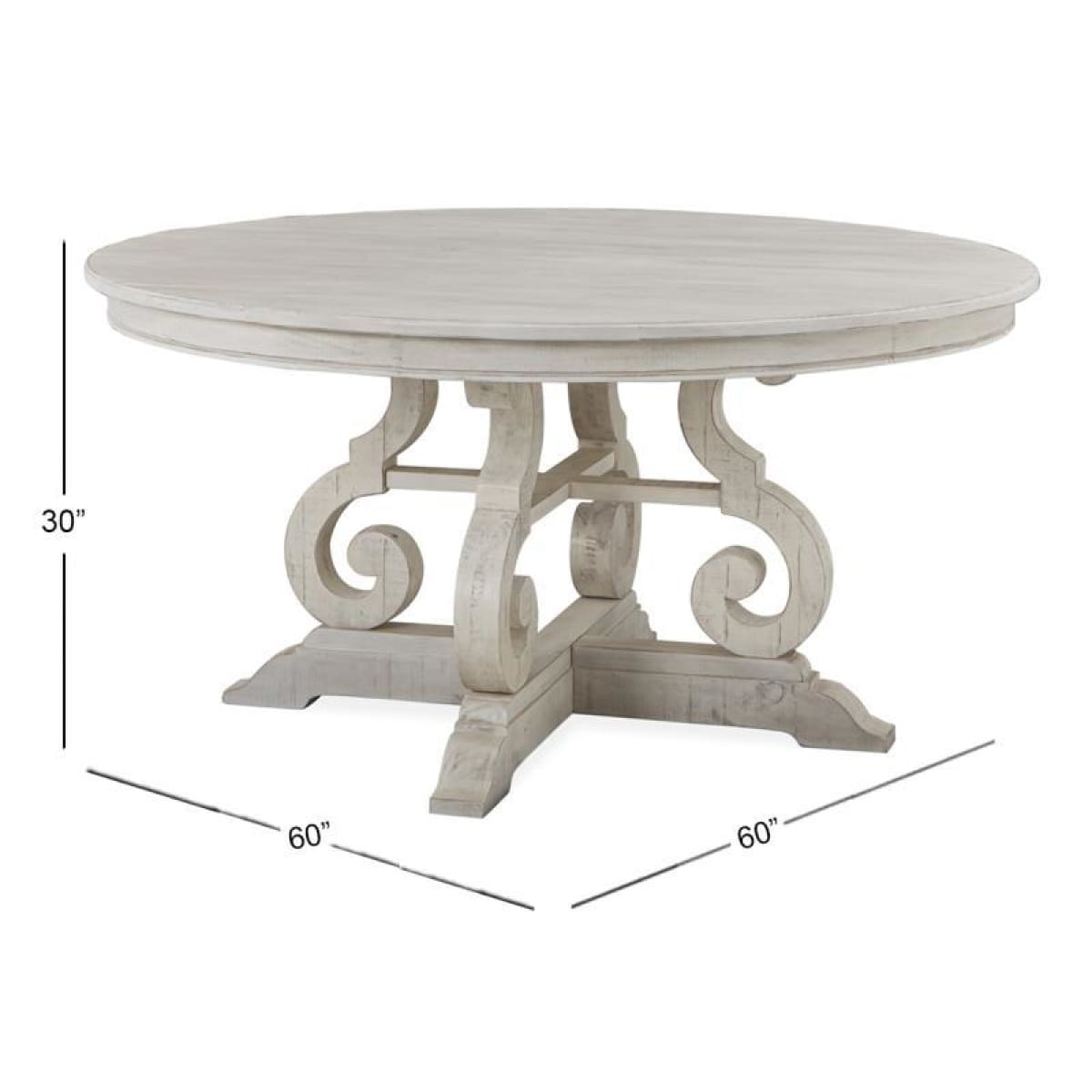 Bronwyn 60 Round Dining Table - DININGCOUNTERHEIGHT