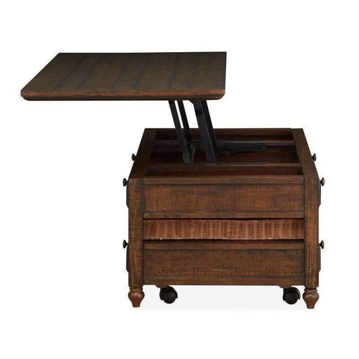 Cottage Lane Rectangular Lift Top Cocktail Table - COFFEE TABLE