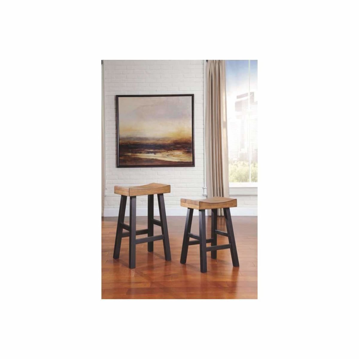 Glosco Bar Height Bar Stool - BAR STOOL
