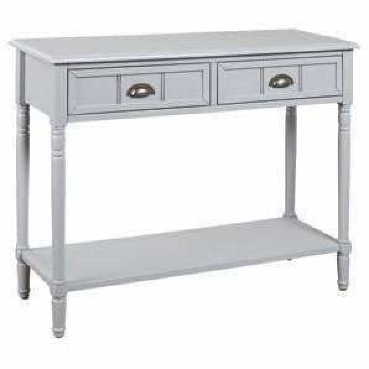 Goverton Gray Console Sofa Table - CONSOLE TABLE