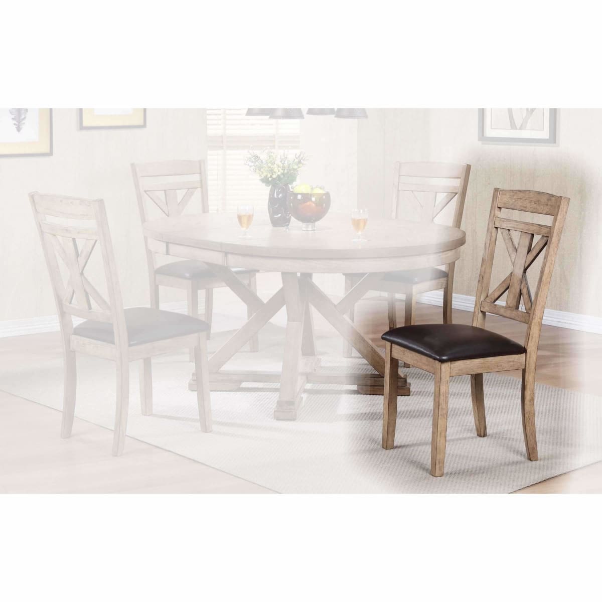 Furniture Barn - Grandview X-Back Side Chair