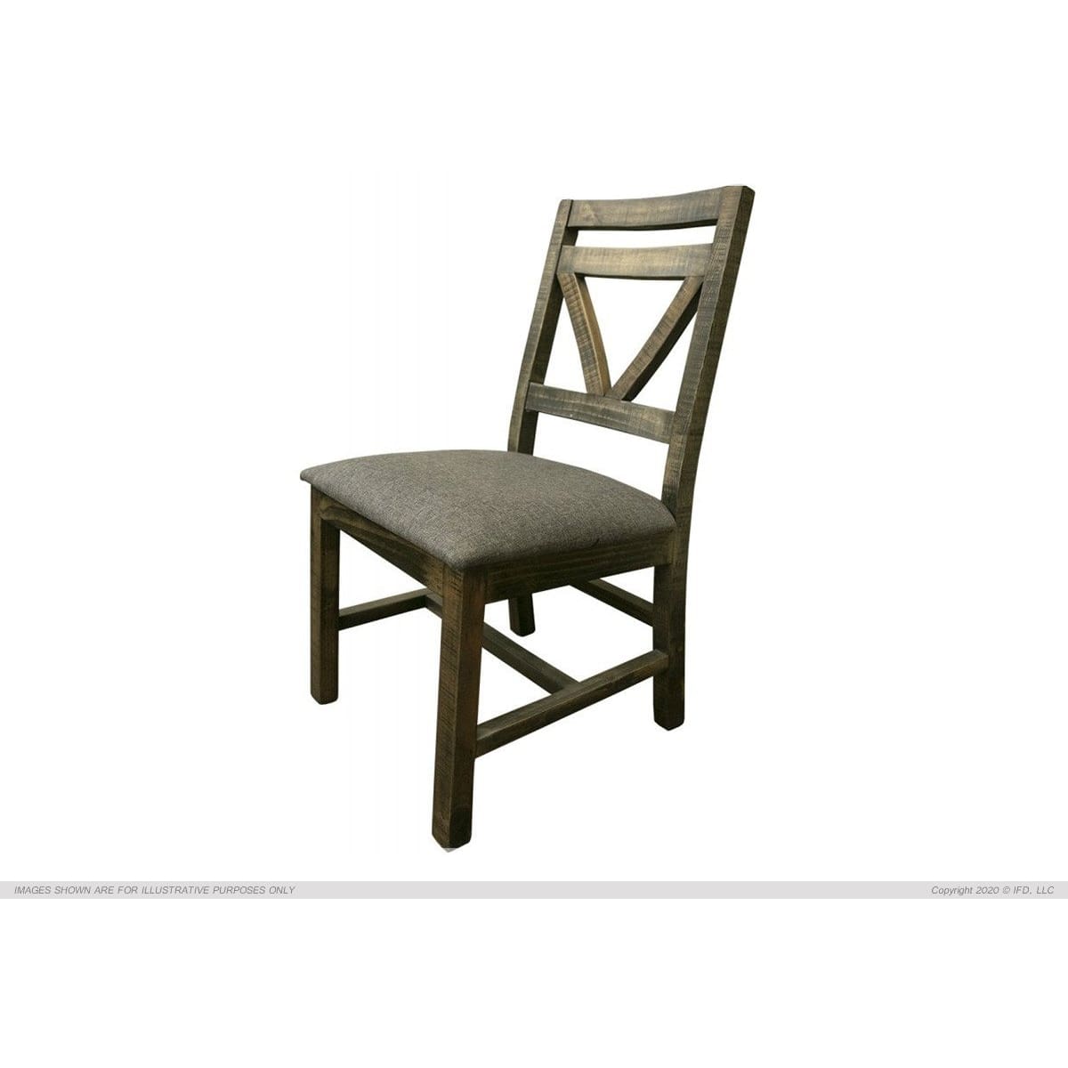 Loft Brown 6pc Dining Set - 78-3/4 x 39-1/4 - DININGCOUNTERHEIGHT