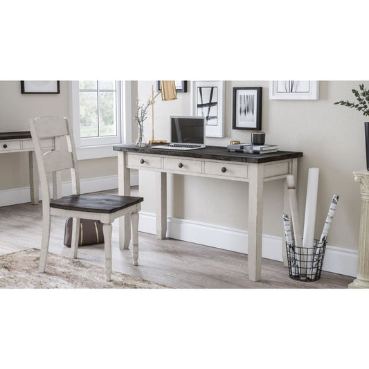 Madison County Power Desk-Vintage White - 50X20X30 - Office Desk