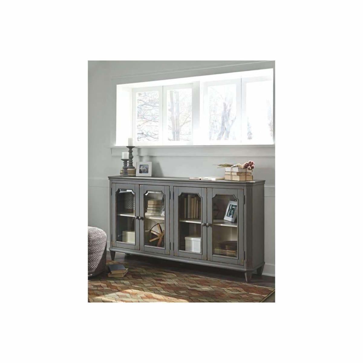 Mirimyn Gray Accent Cabinet - accent cabinet
