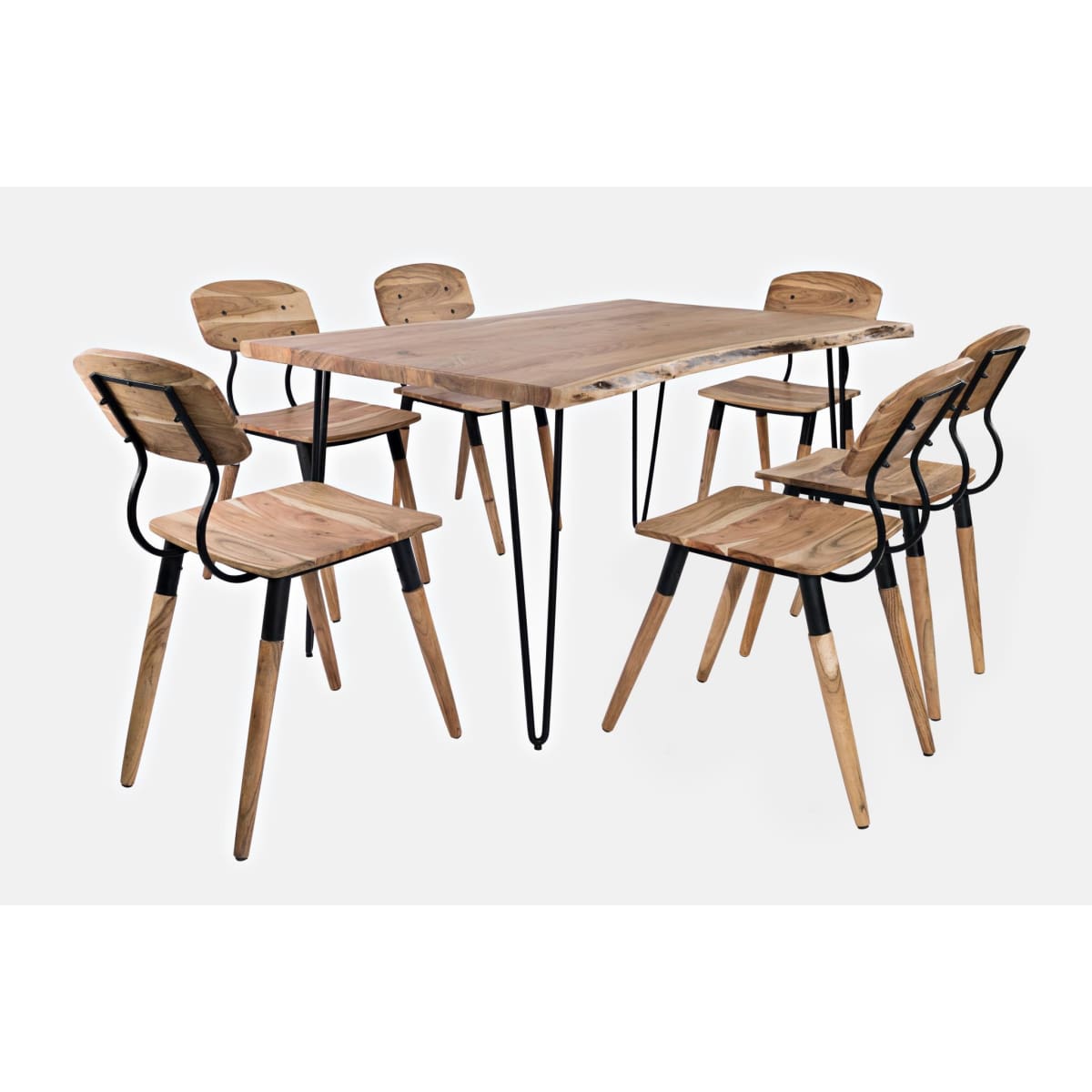 Nature’s Edge Casual 6pc Dining Set - 36X60 - DININGCOUNTERHEIGHT