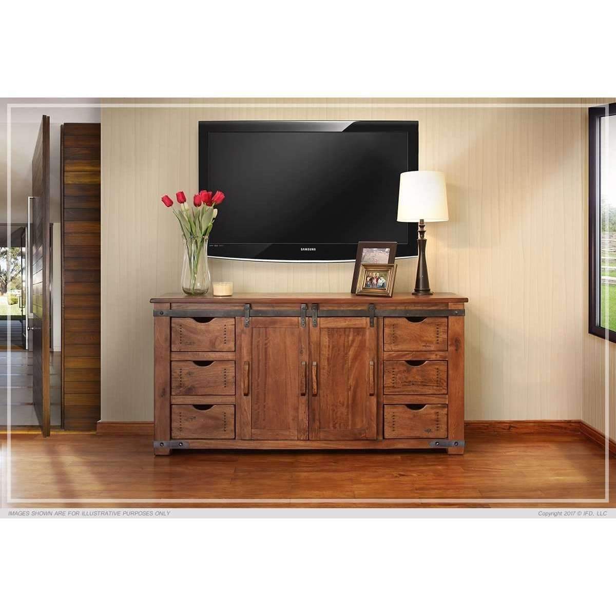 866 Parota 70 Tv Stand - ENTERTAINMENT CONSOLE