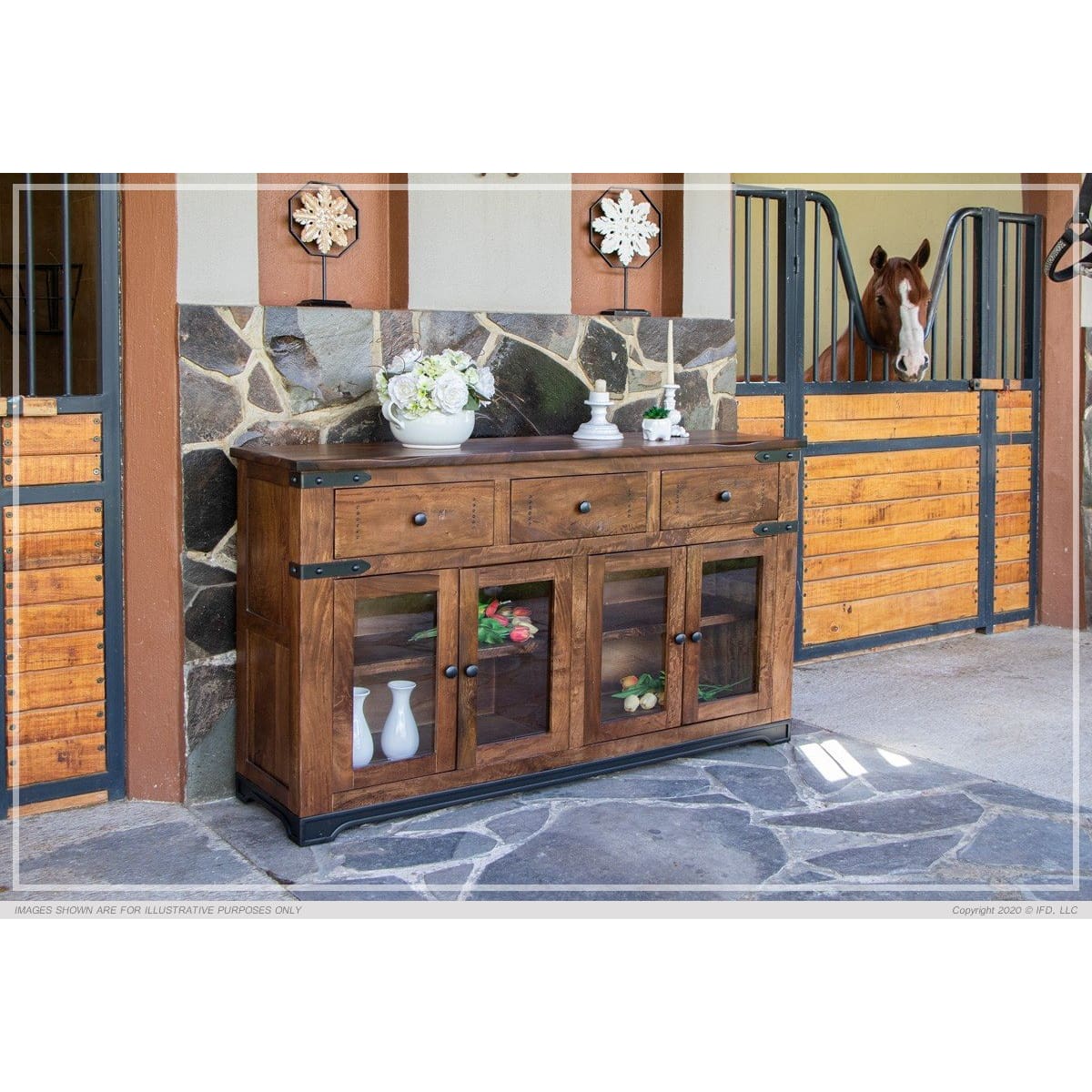 Parota Console - 70 x 17-3/4 x 40-3/4 - accent cabinet