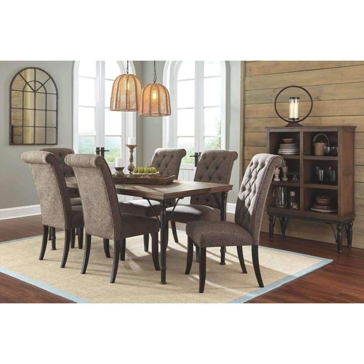 Tripton Graphite Dining Room Chair - dining chairs