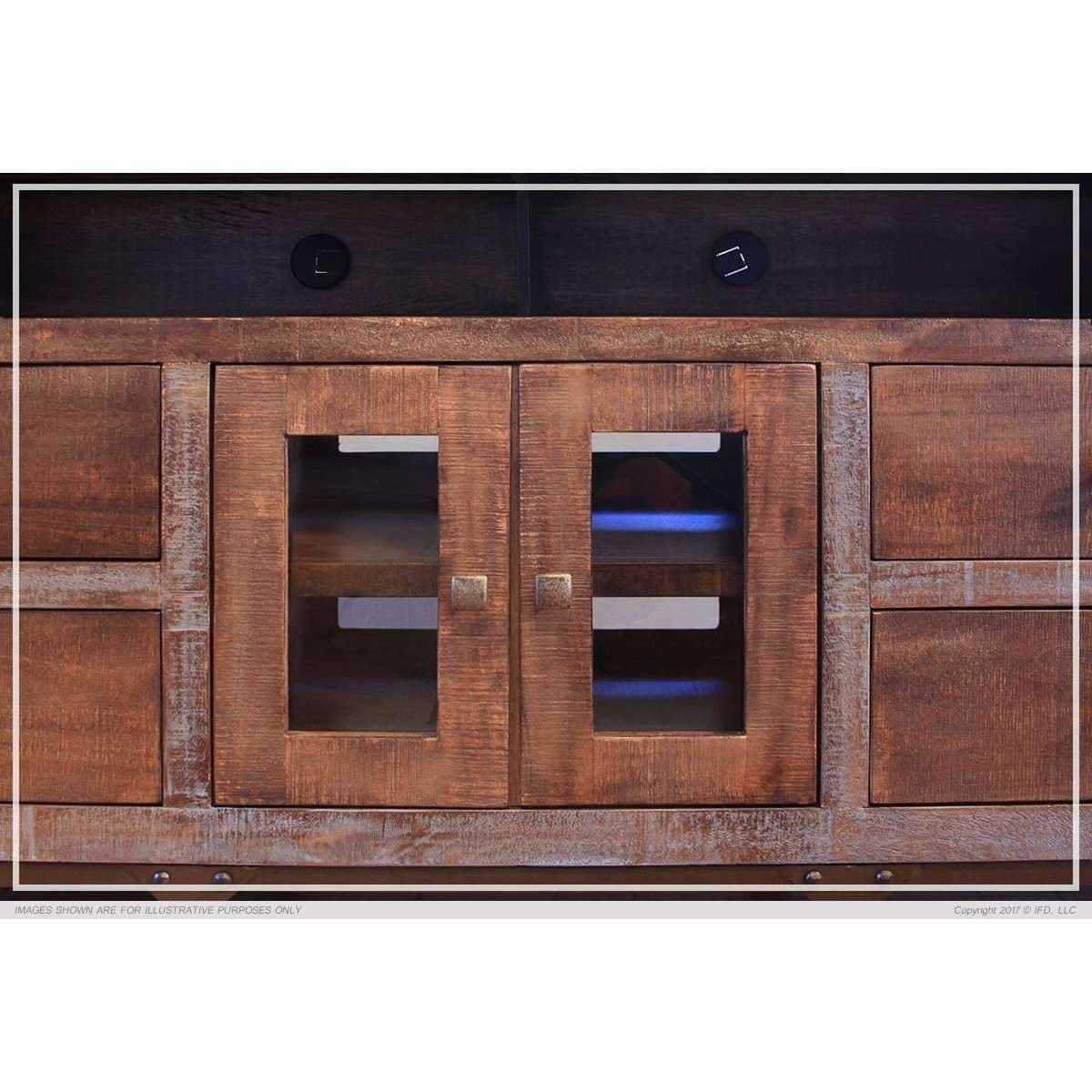 560 Urban Gold 76 Tv Stand - ENTERTAINMENT CONSOLE