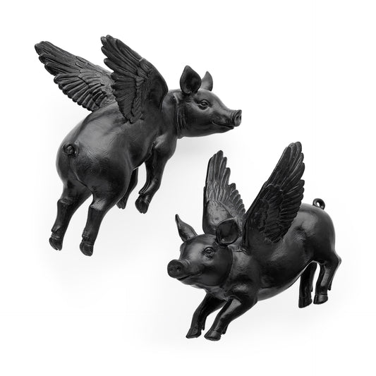 Hogbadi Wall Decor Black Resin - alternative-wall-decor