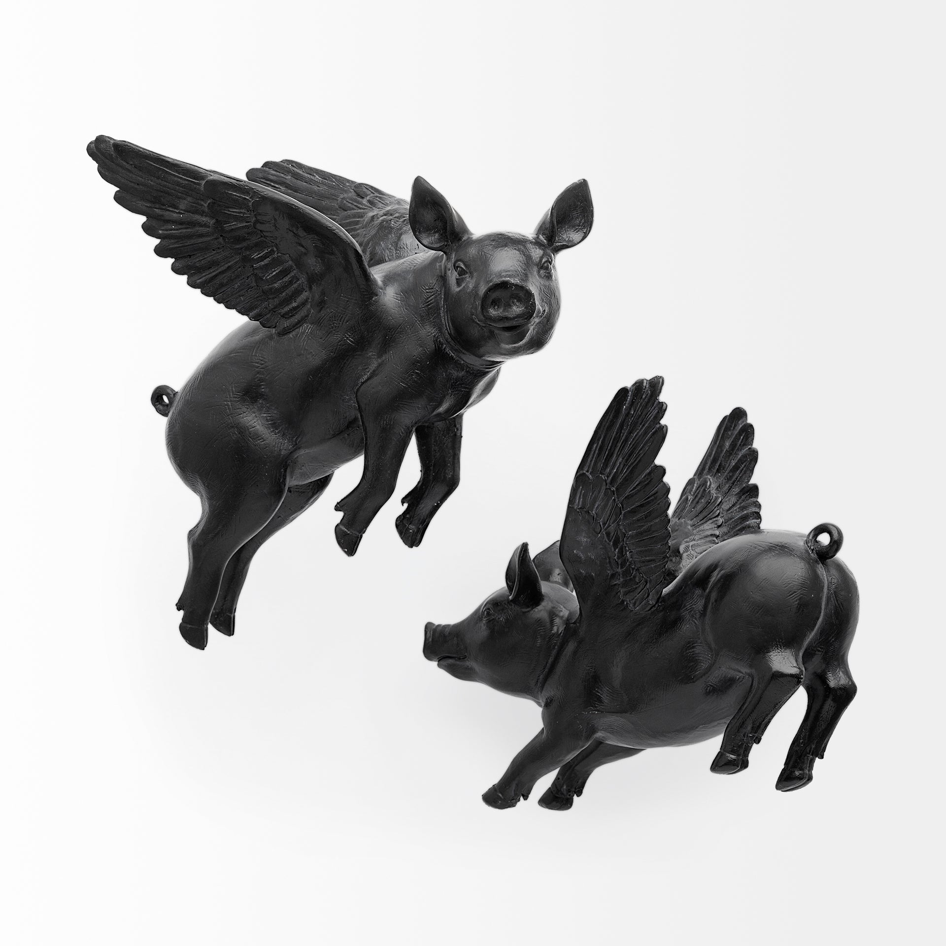 Hogbadi Wall Decor Black Resin - alternative-wall-decor