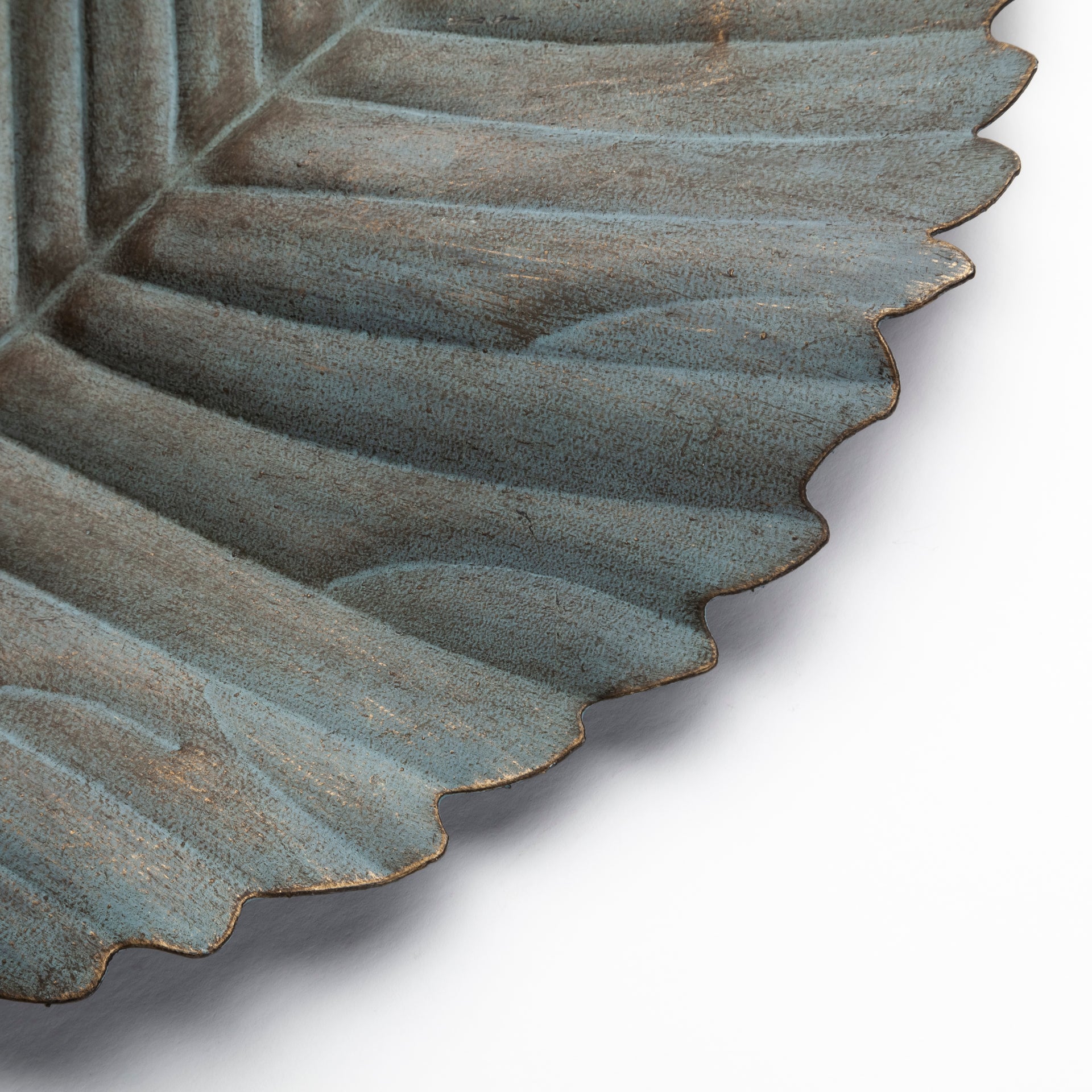 Brattea Wall Decor Green/Blue Metal | 16H - alternative-wall-decor