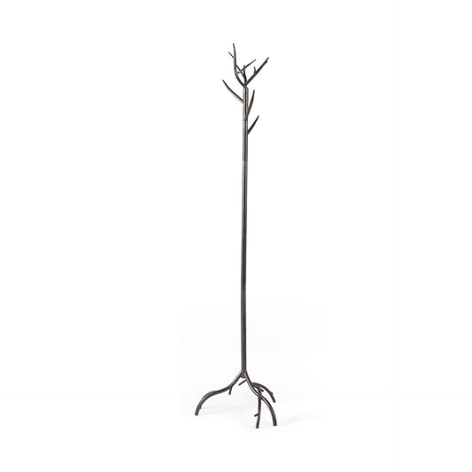 Annex 17 x 69 Dark Copper Metal Coat Rack