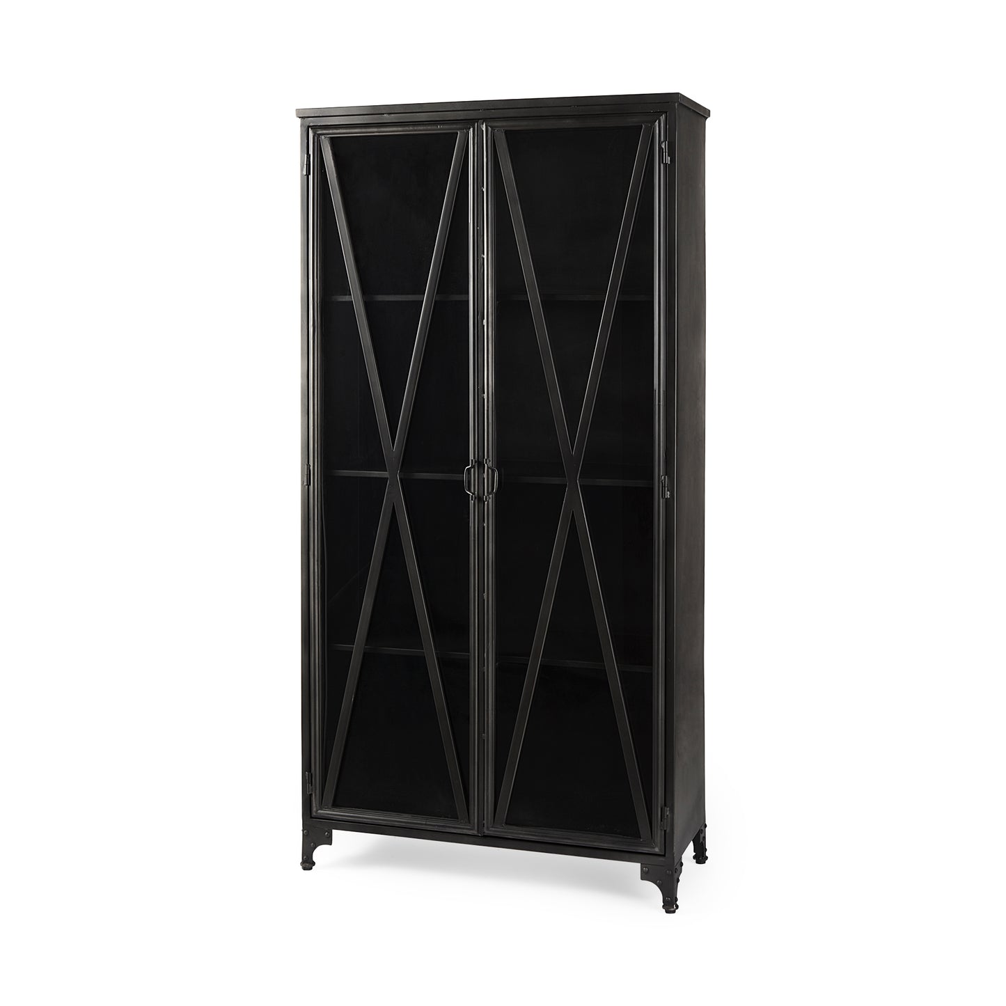 Poppy Cabinet Black Metal - cabinets