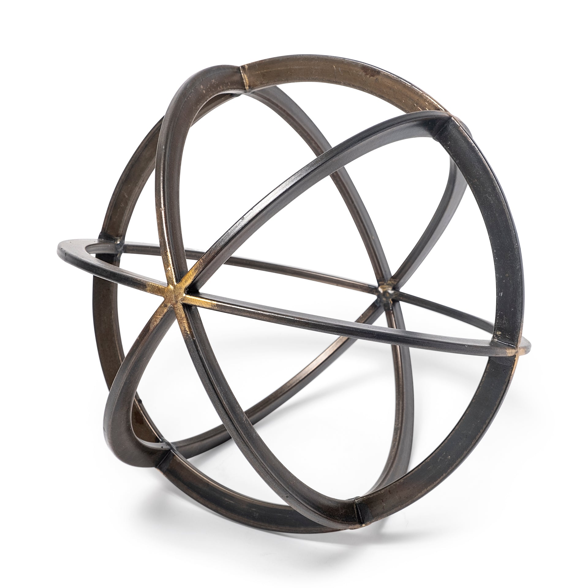 Galenna III (Large) 10L x 10W Black Metal Circular Decorative Orb