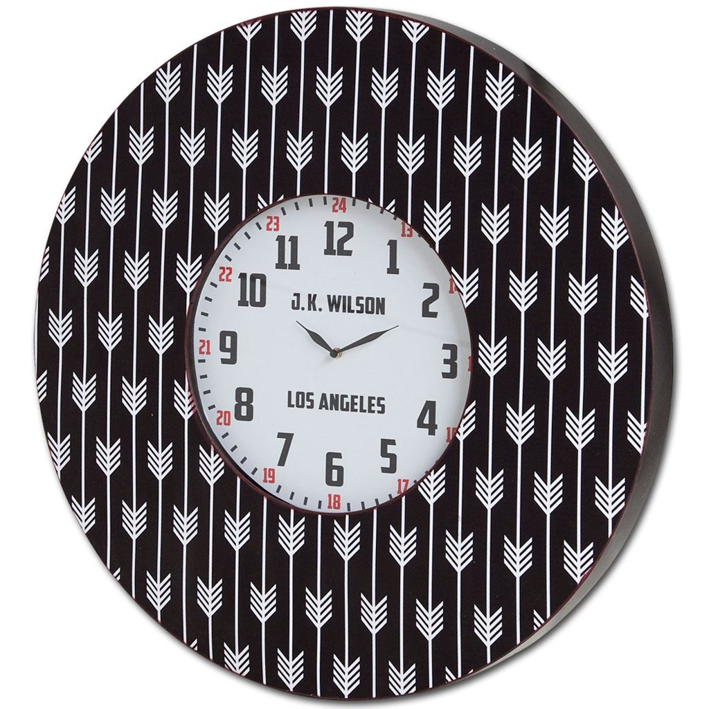 Calabash Wall Clock Black Wood | 33’’ - wall-clocks