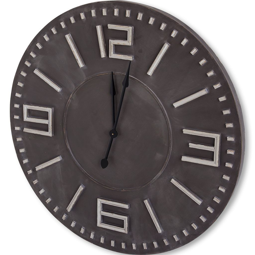 Devonshire II 42" Round Oversize Industrial Wall Clock