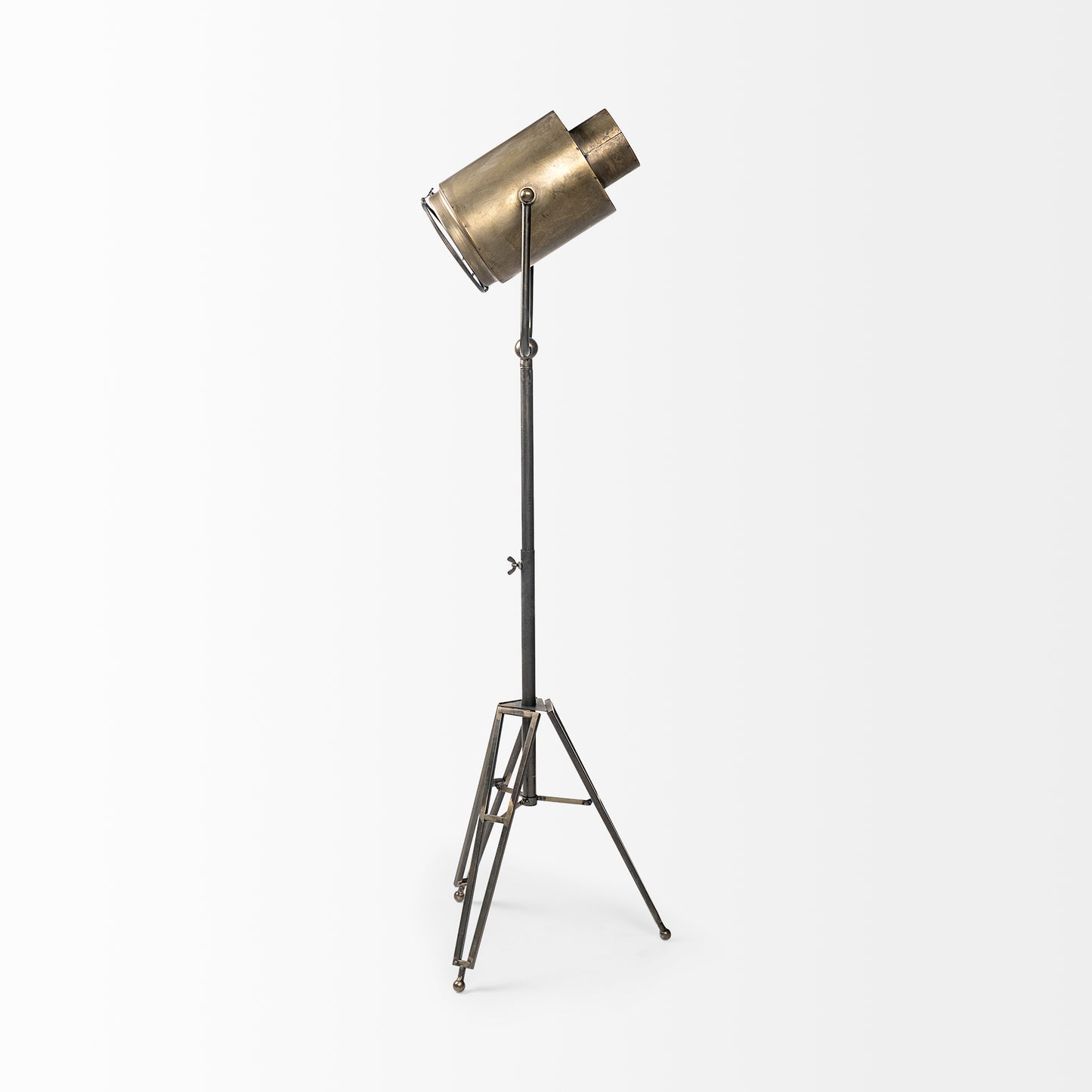 Debdou Floor Lamp Gold Metal - floor-lamps