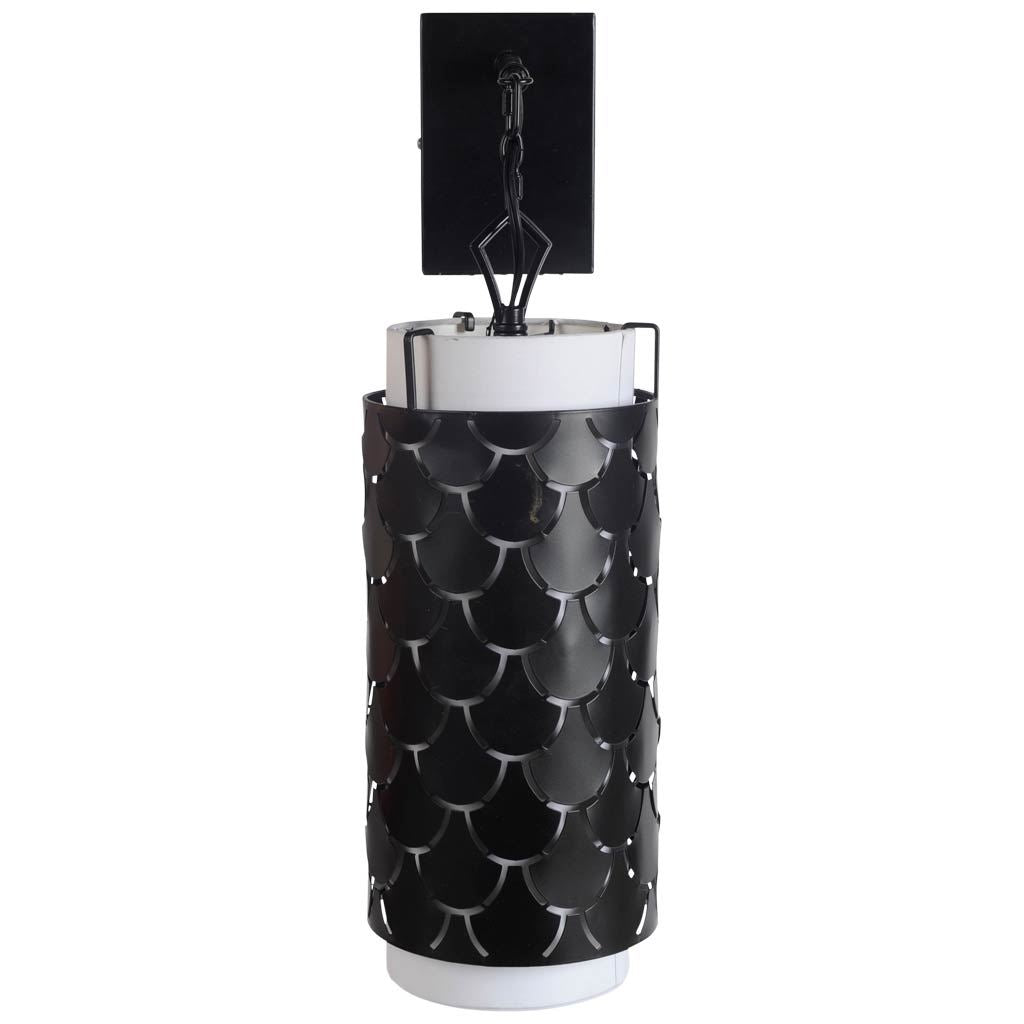 Brasseur Wall Sconce Black Metal - wall-fixtures