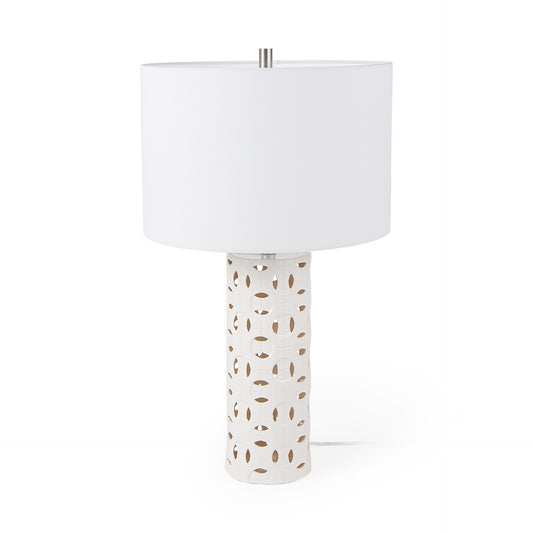 Hadley Table Lamp White Ceramic