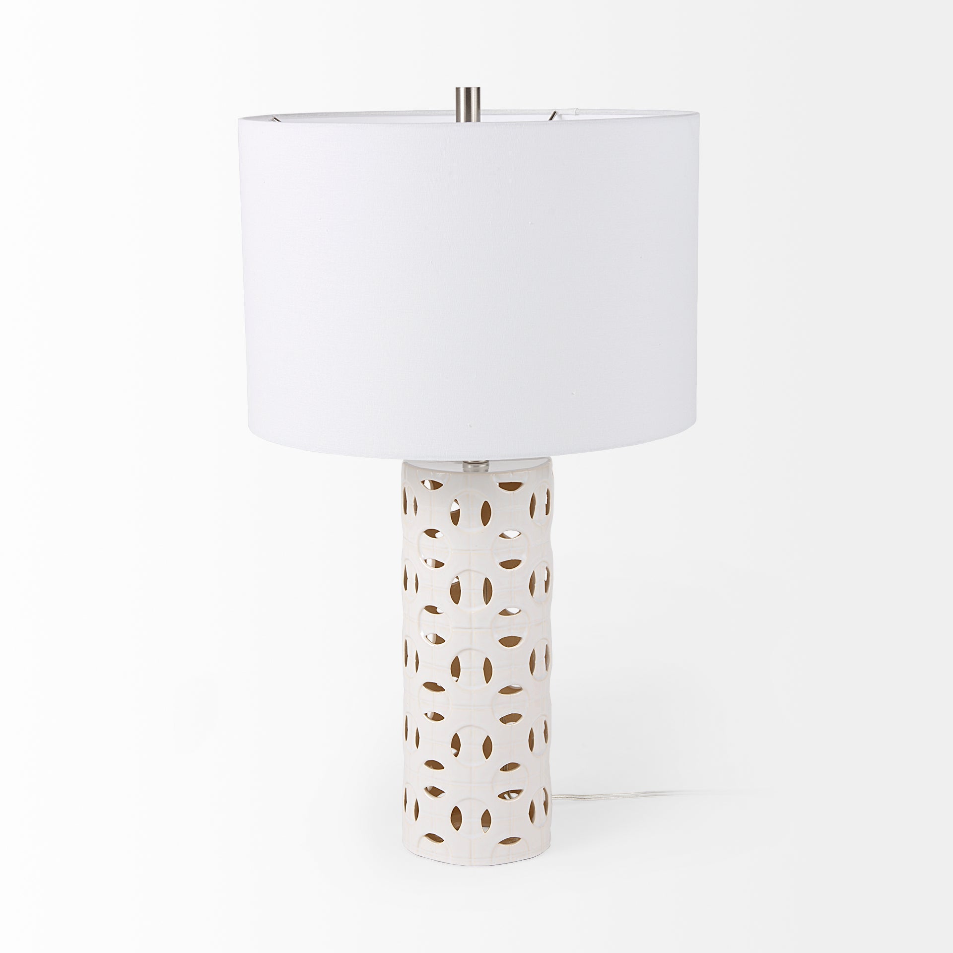 Hadley Table Lamp White Ceramic - table-lamps