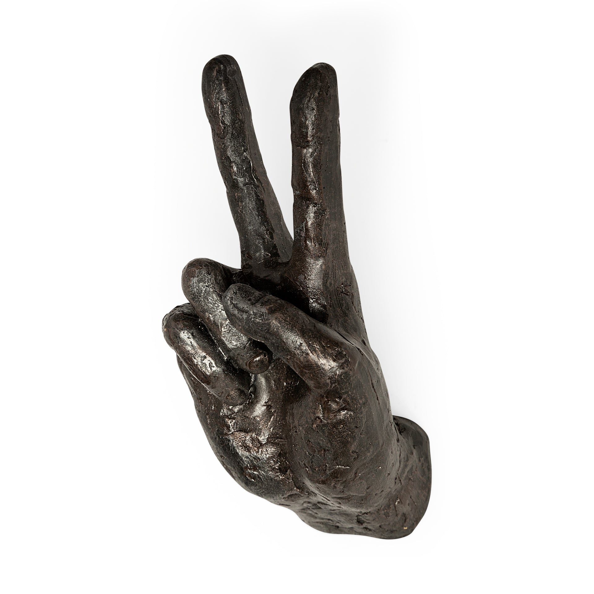 Handspeak Wall Decor Black Resin | Peace - alternative-wall-decor