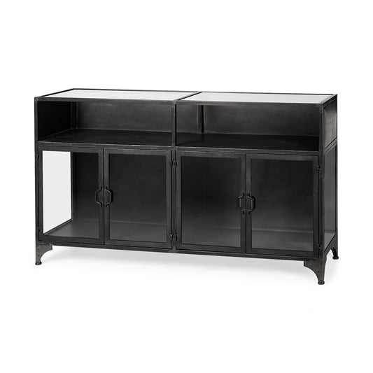 Pender Cabinet Black Metal - cabinets