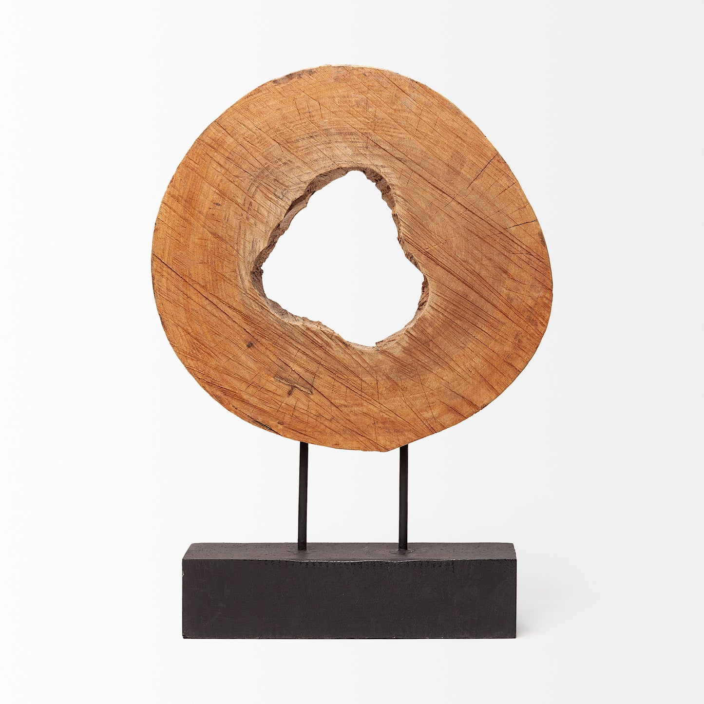 Ironwood I (Large) 15L x 3W Natural Wooden Circular Object