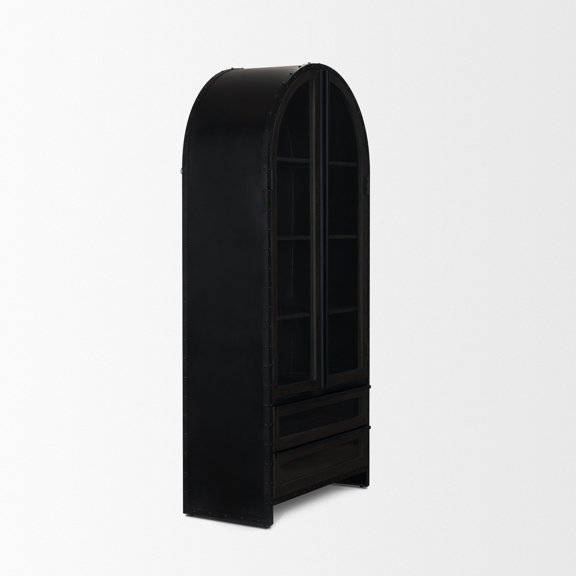 Gehry Cabinet Black Metal - cabinets
