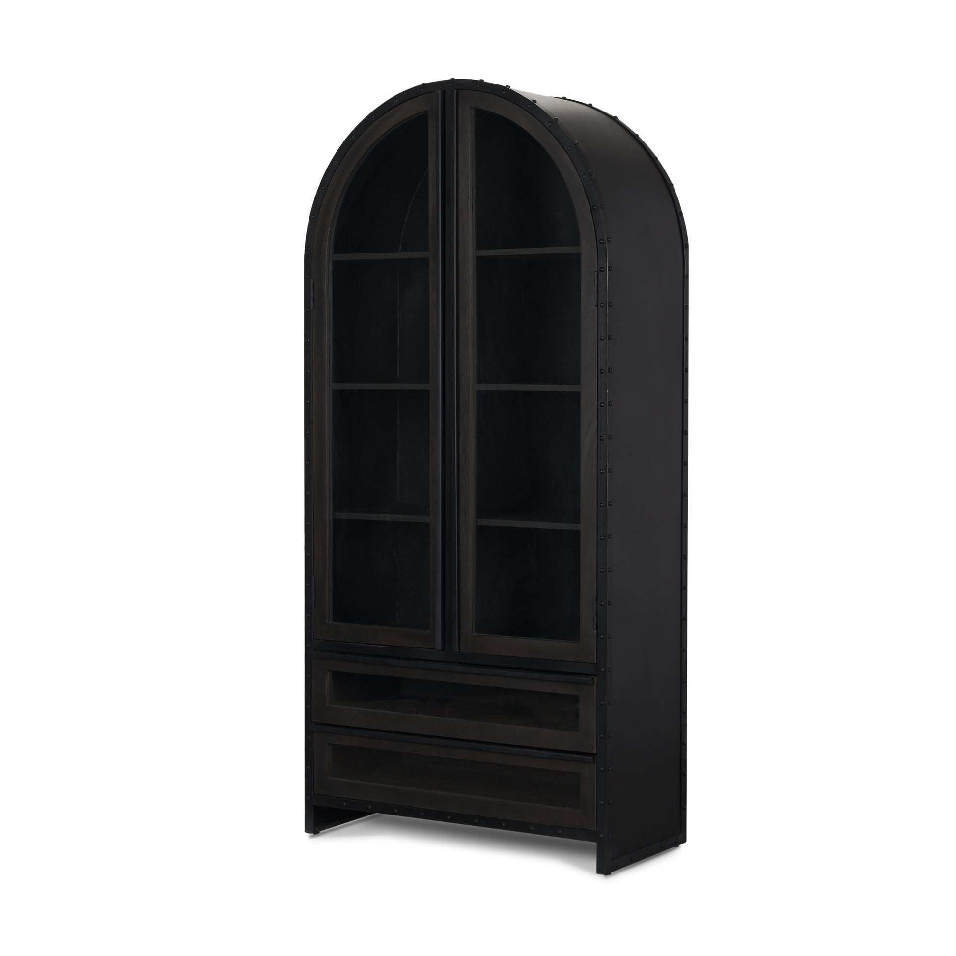 Gehry Cabinet Black Metal - cabinets