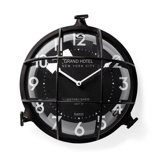 Bellmond 15L x 15H Large Industrial Wall Clock