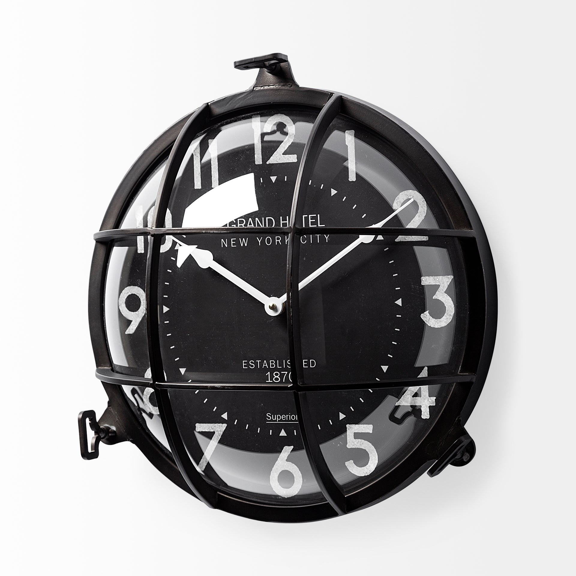 Bellmond 15L x 15H Large Industrial Wall Clock