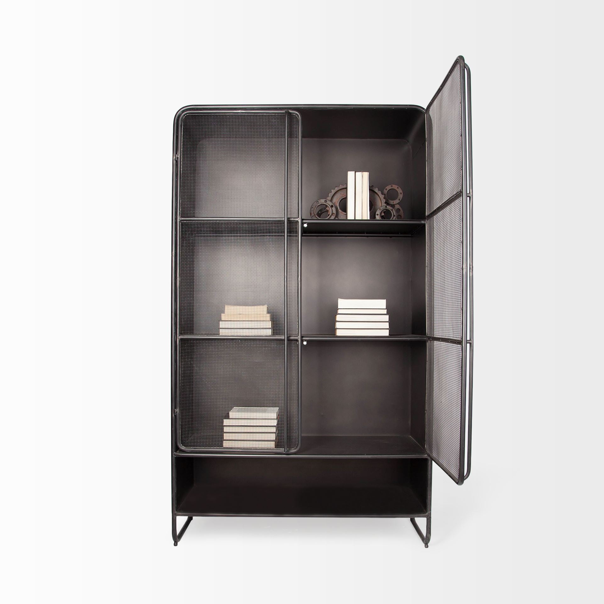 Klaus Cabinet Black Metal - cabinets