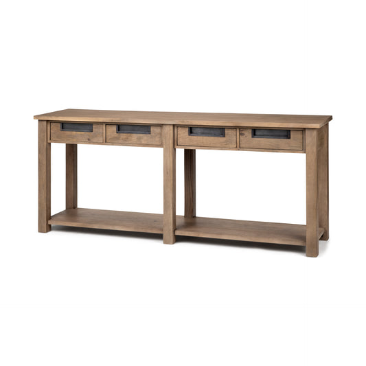 Harrelson Console Table Brown Wood - console-tables