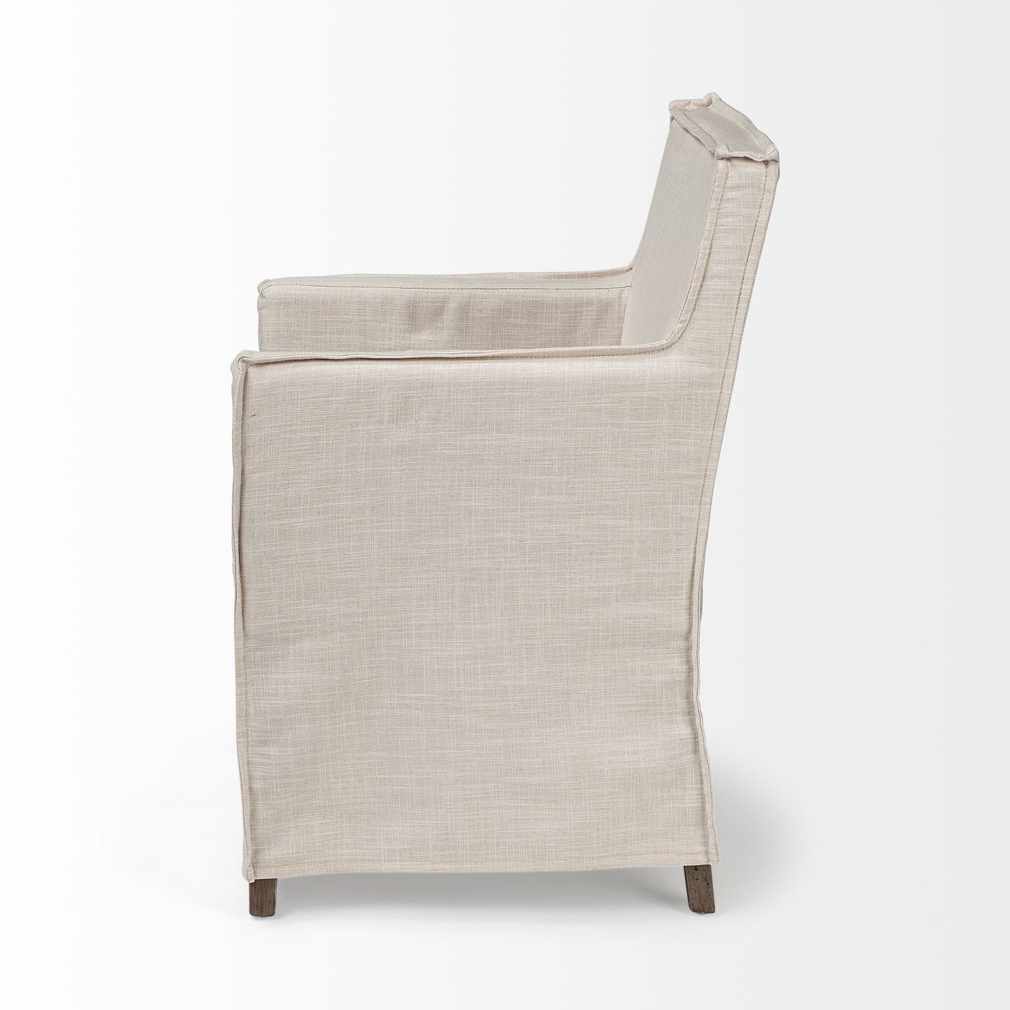 Elbert Dining Chair Cream Fabric ((Side Chair) - dining-chairs