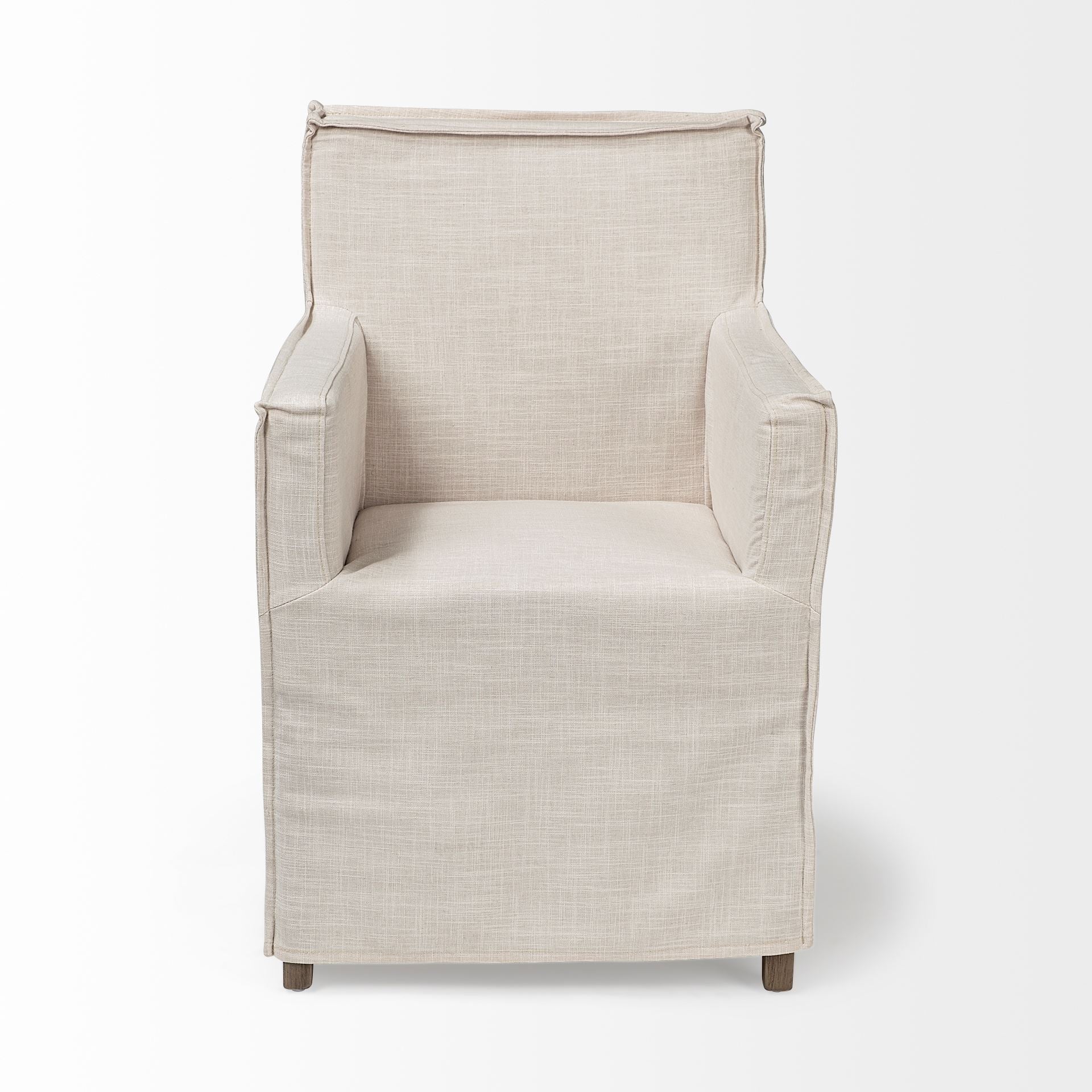 Elbert Dining Chair Cream Fabric ((Side Chair) - dining-chairs