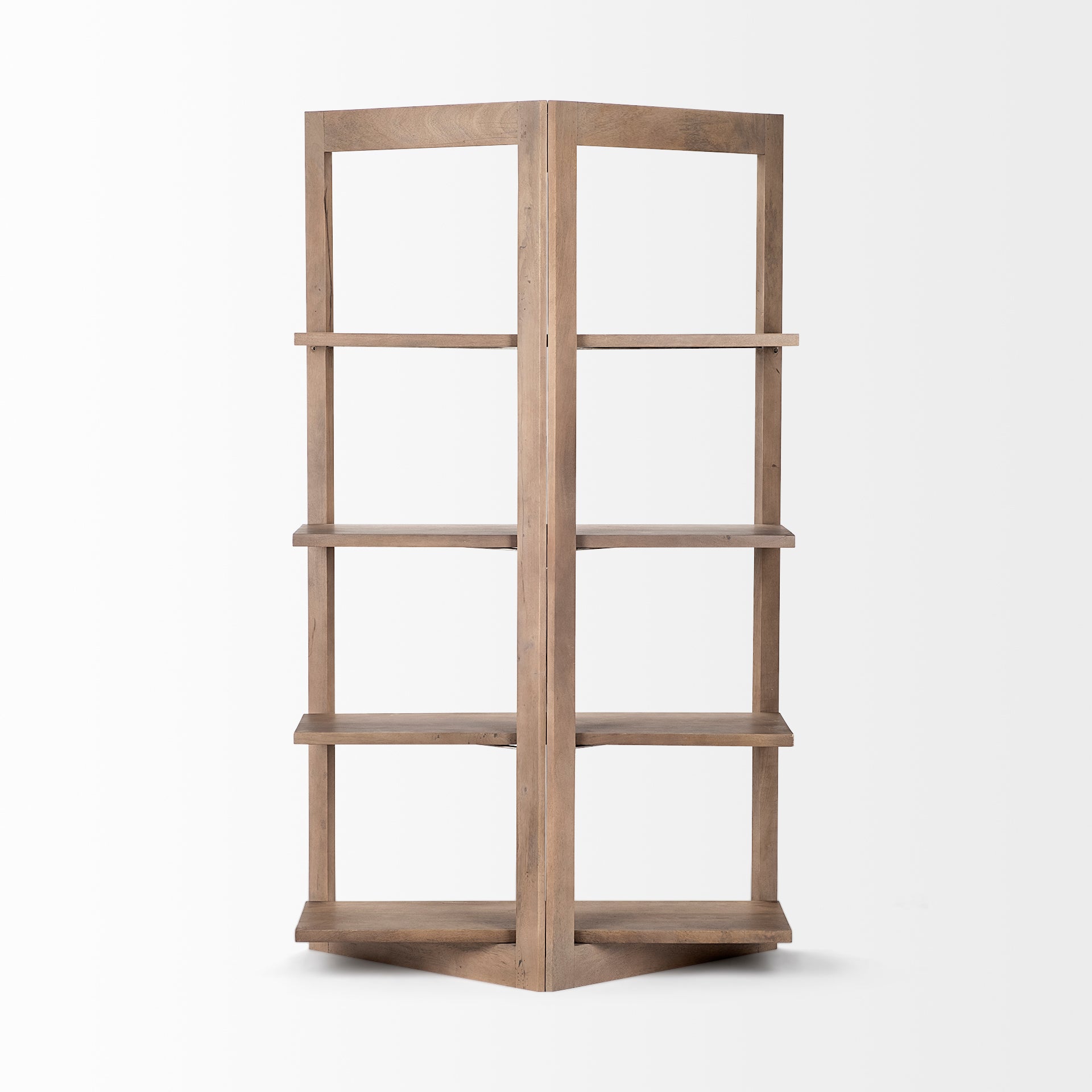 Turnbull Shelving Unit Light Brown Wood - shelving