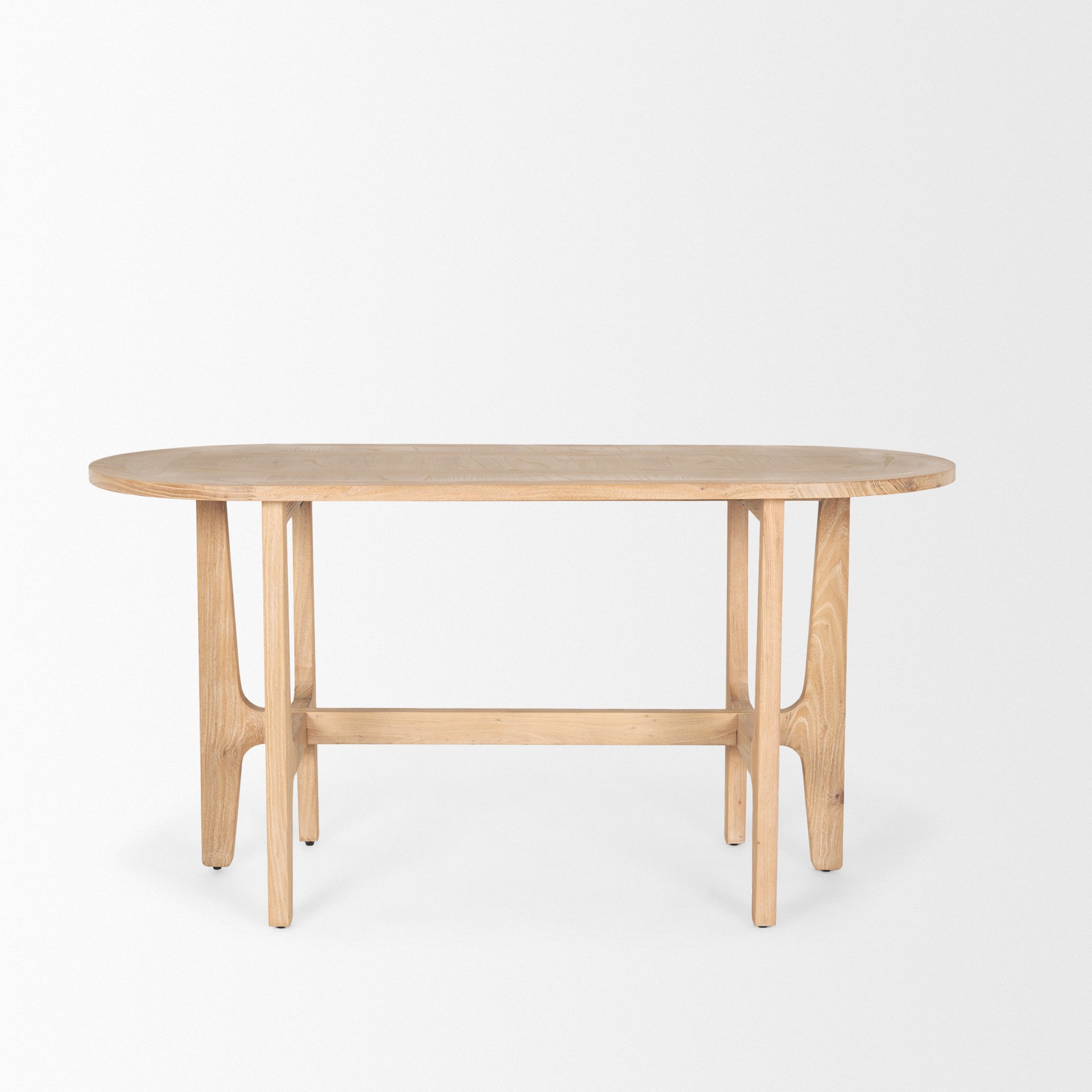 Taylin Light Brown Solid Wood Desk