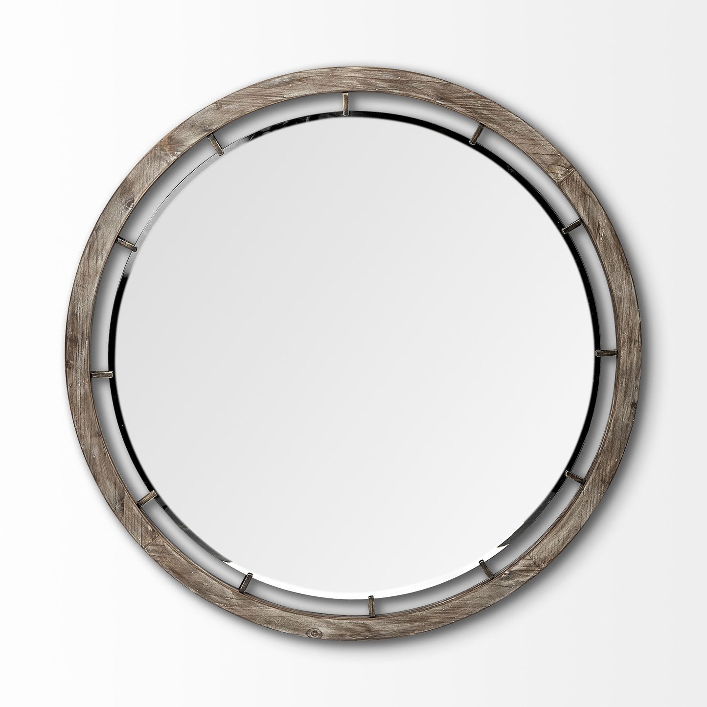 Sonance Wall Mirror Brown Wood | 46’’ - wall-mirrors-grouped