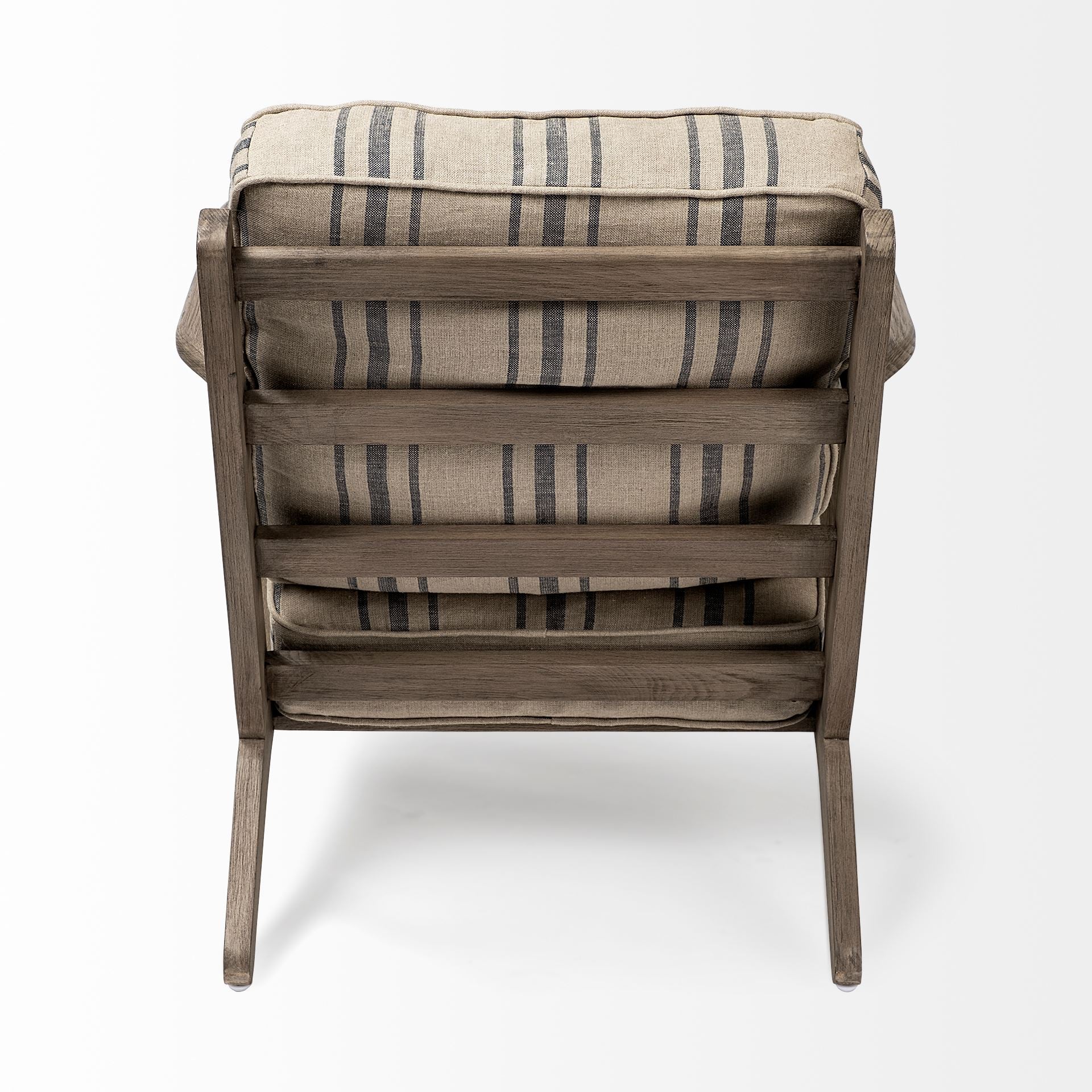 Olympus Accent Chair Brown Jute | Brown Wood - accent-chairs