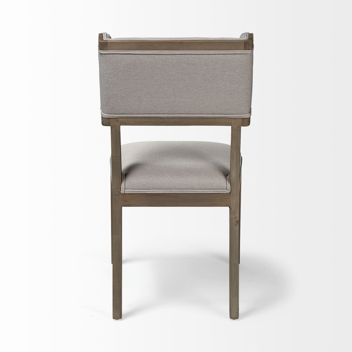 Tenton Dining Chair Gray Fabric | Gray Wood - dining-chairs