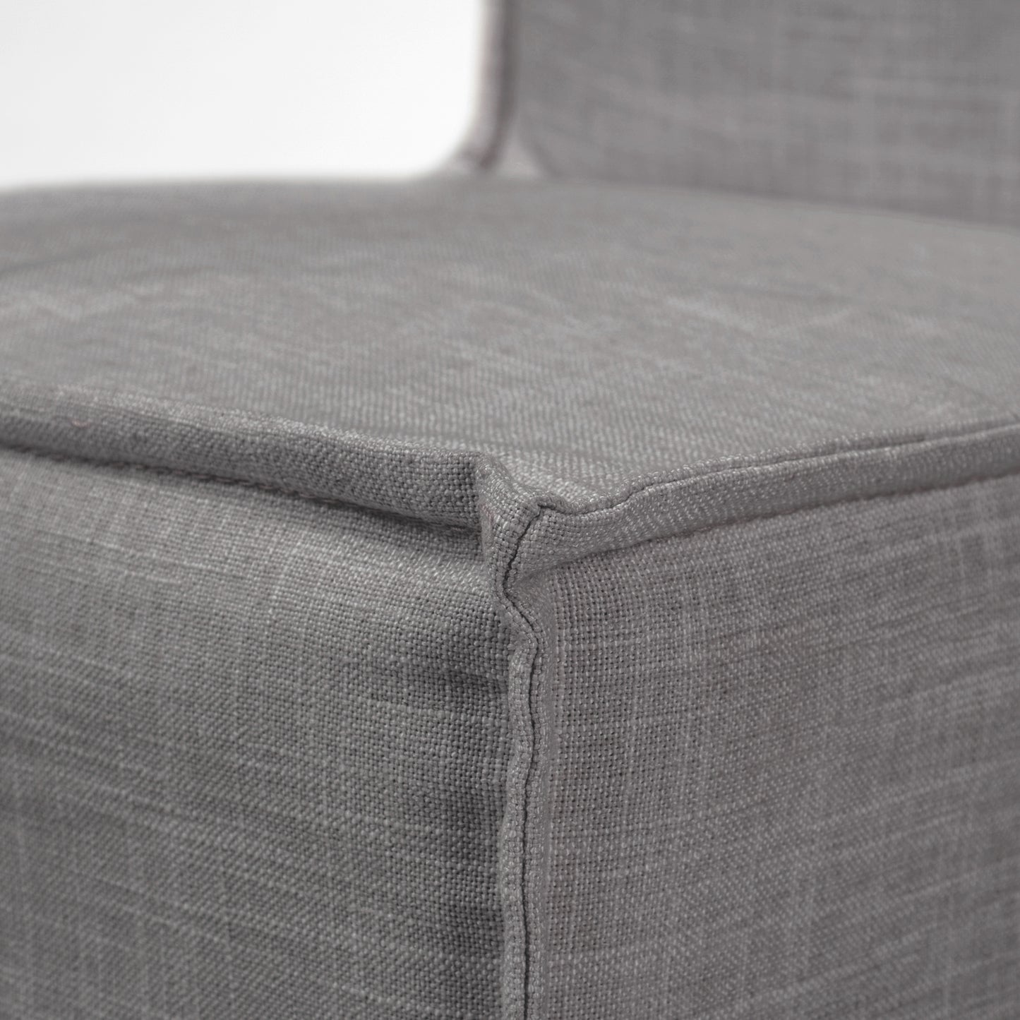 Elbert Dining Chair Gray Fabric | Side Chair - dining-chairs