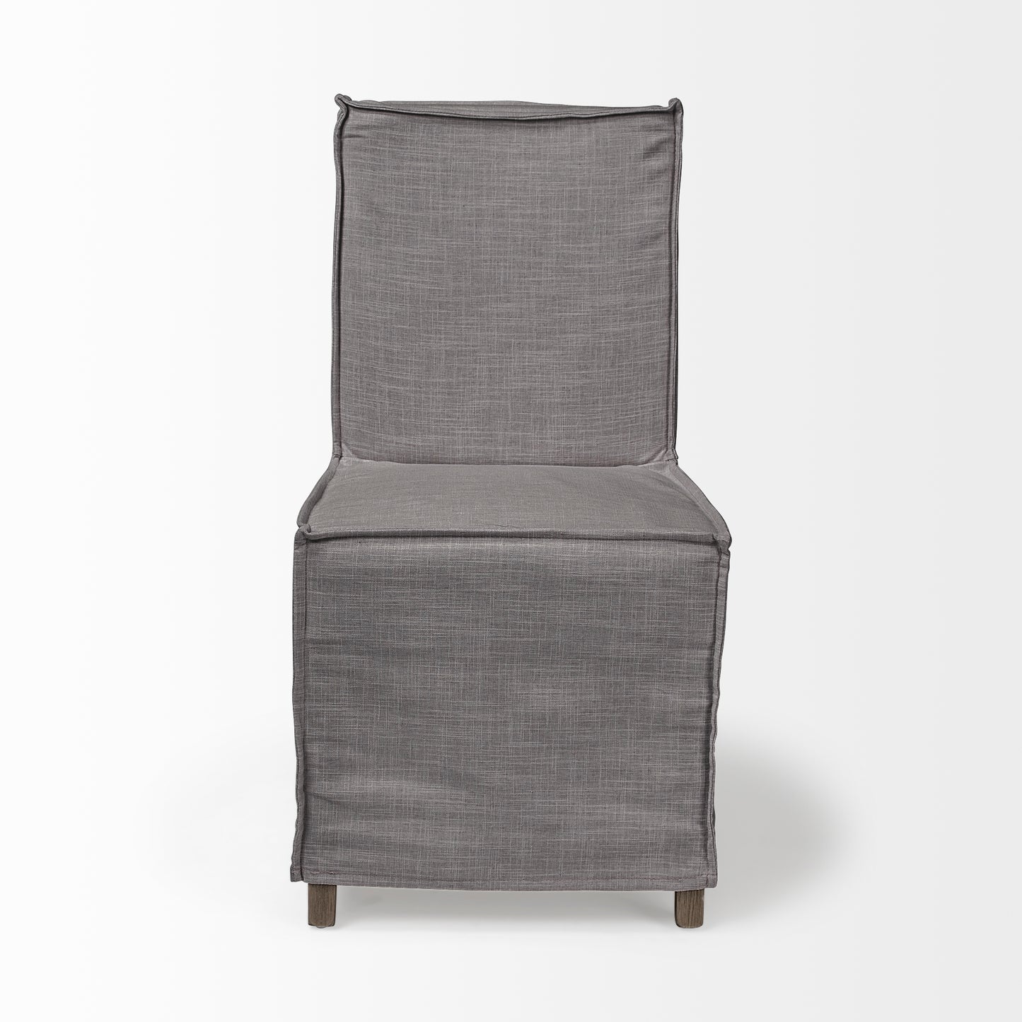 Elbert Dining Chair Gray Fabric | Side Chair