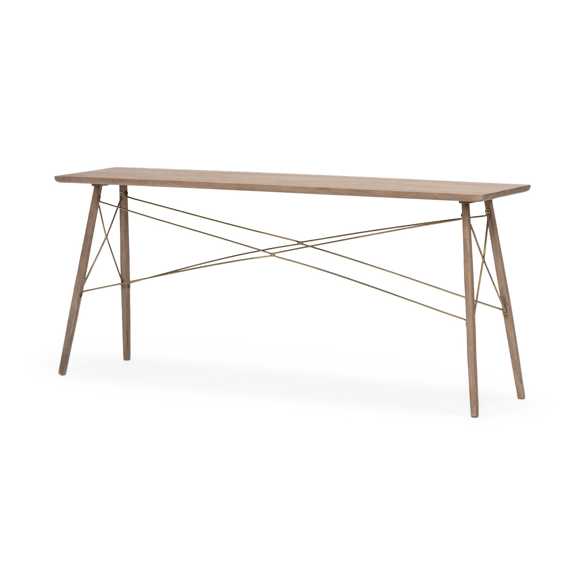 Kirby Console Table Brown Wood - console-tables