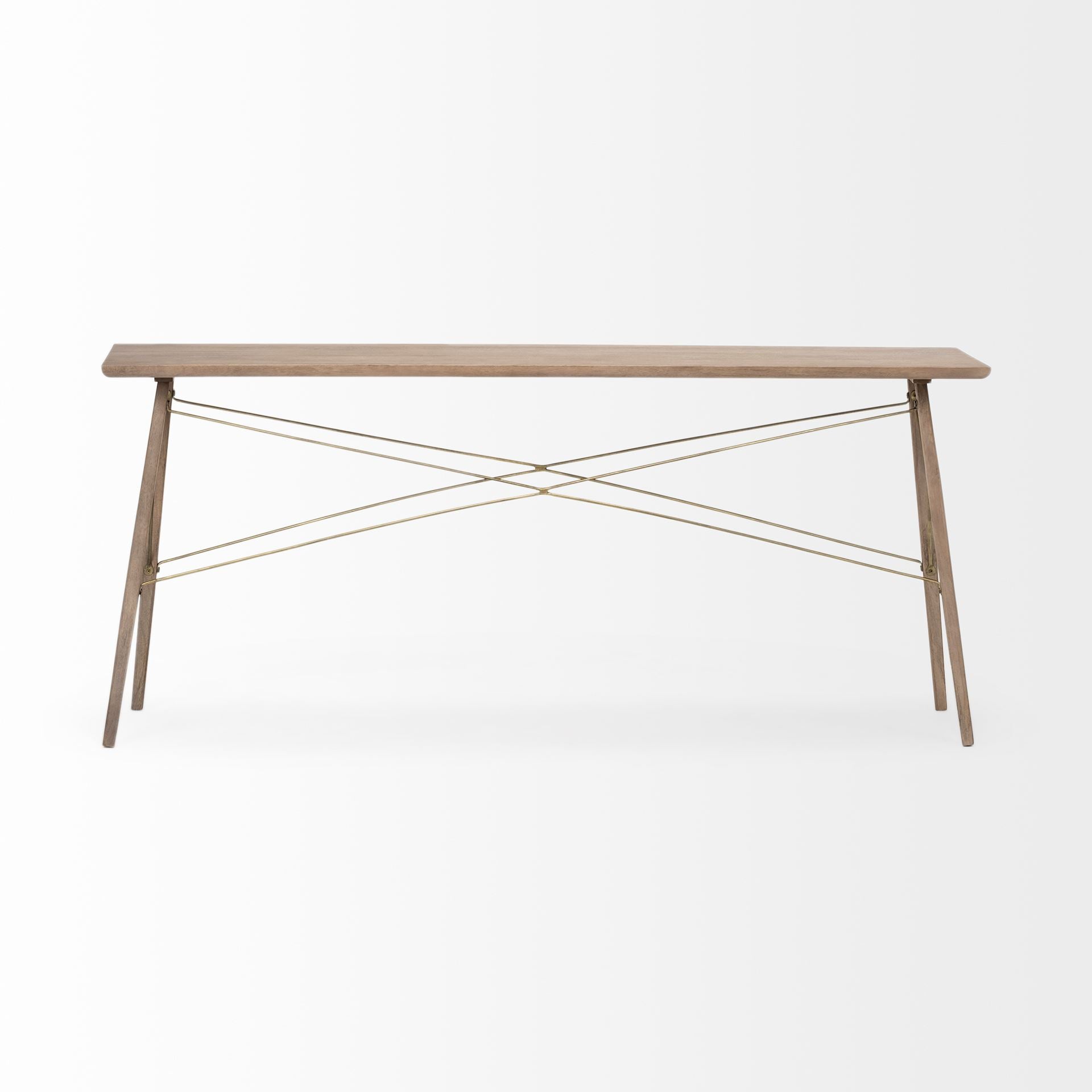 Kirby Console Table Brown Wood - console-tables