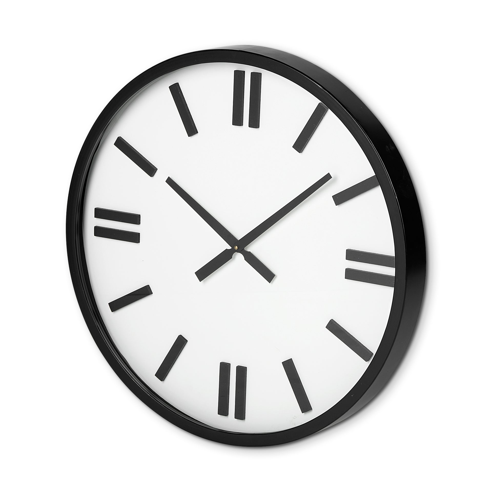 Derby Wall Clock Black Metal | 24’’ - wall-clocks