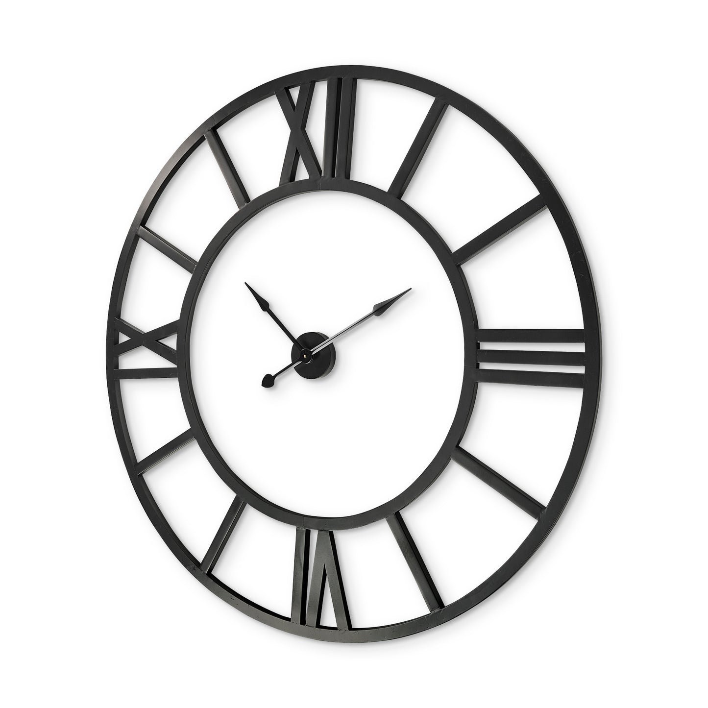 Stoke 54" Round Giant Oversized Industrial Wall Clock