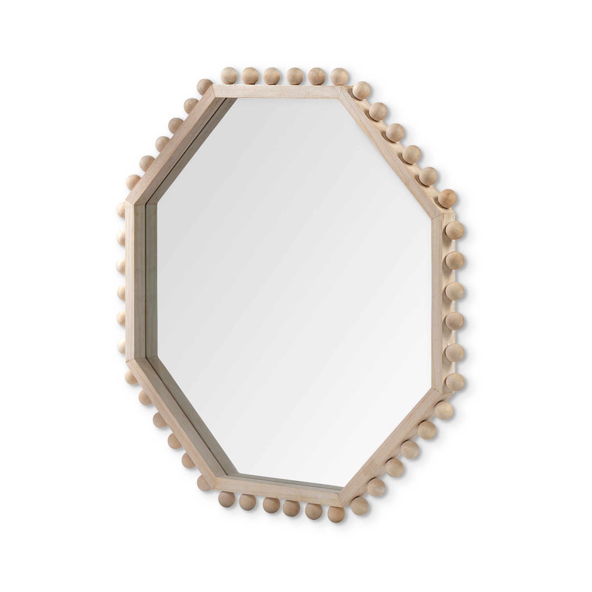 Torquay Wall Mirror Natural Wood | Octagon - wall-mirrors-grouped