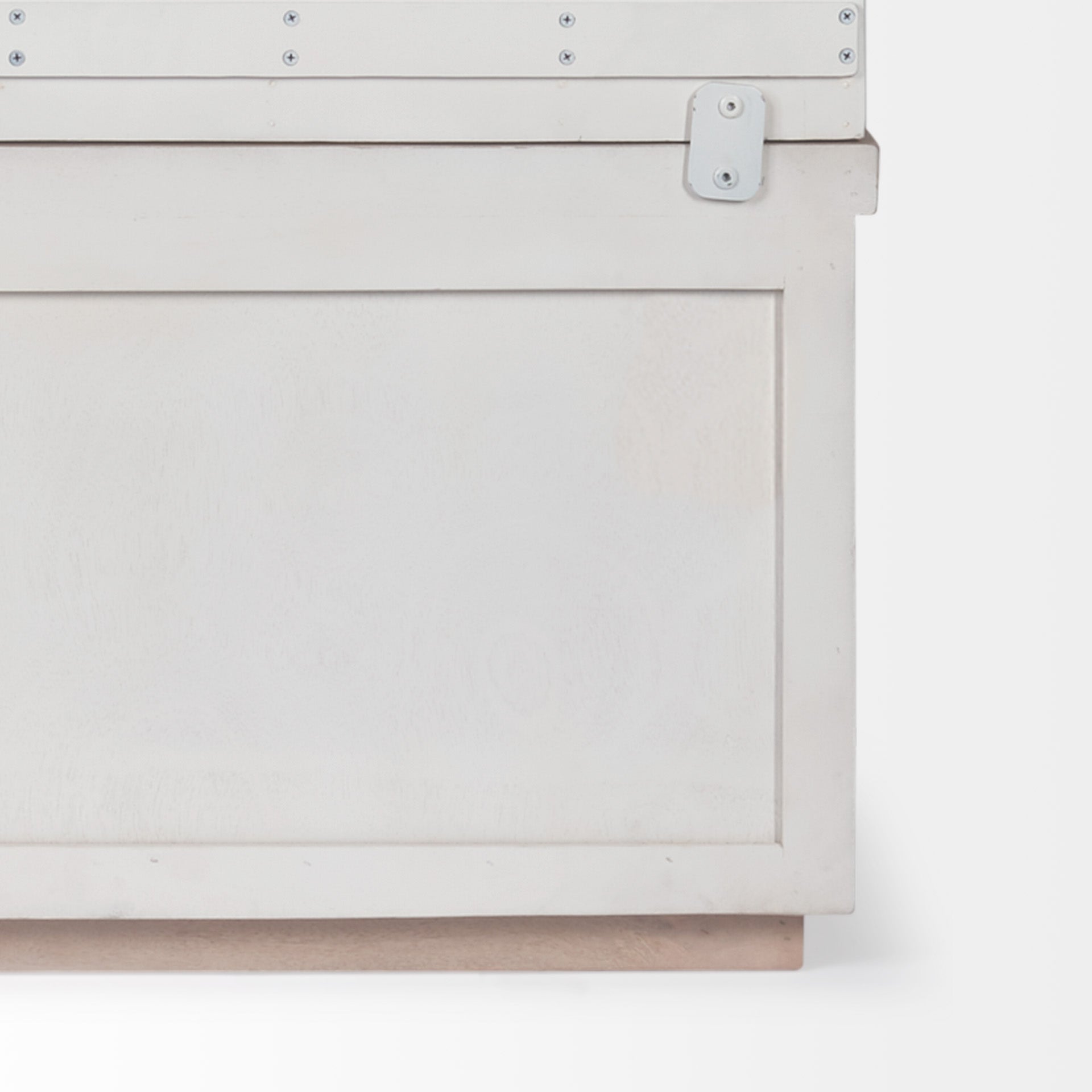 Fairview IV 61L x 17W White And Brown Wood With Storage Hall Tree