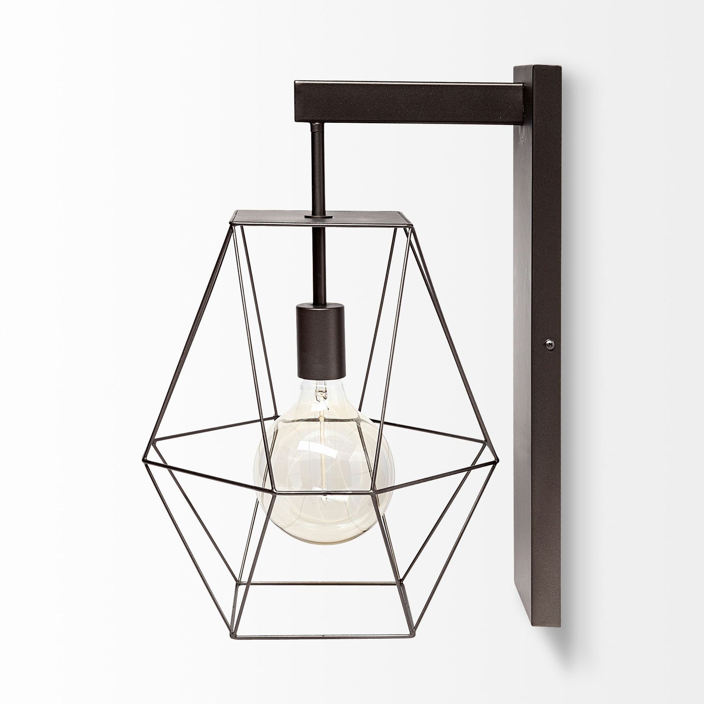 Cordova Wall Sconce Gray Metal - wall-fixtures